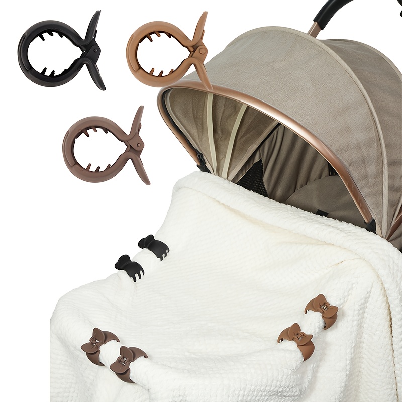 Travel Accessories For Baby - 2 Stück Kinderwagen-Klemme Alligator-Clip Kinderwagen-Haken Tragbarer