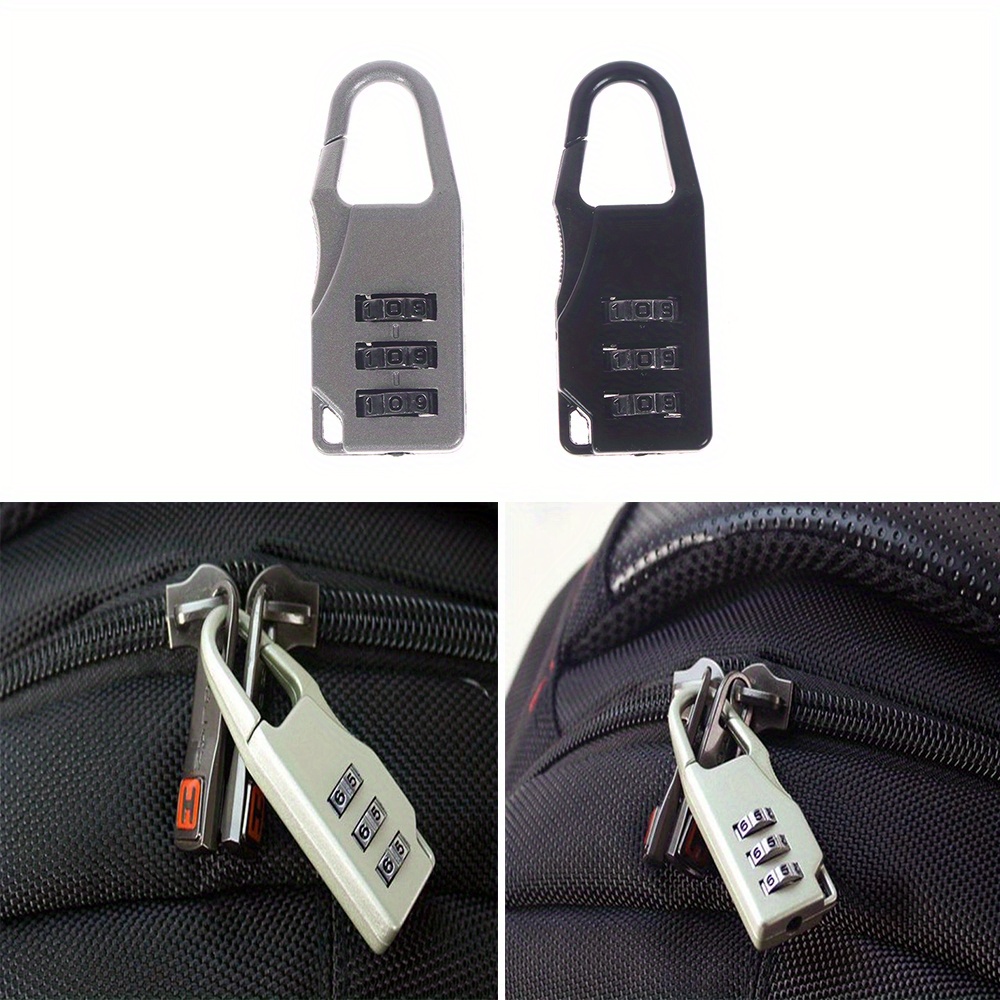 Travel Accessories Kit Bag - 5 Stück/Set Mini-Reise-Vorhängeschlösser aus Aluminiumlegierung mit