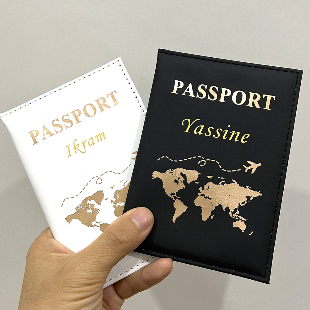 Travel Accessories For Europe - Neue Nette Personalisierte Passport Abdeckung Flugzeug