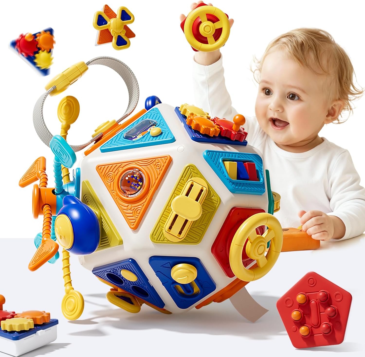 Travel Accessories For Baby - Baby Busy Board Aktivitätswürfel Spielzeug Montessori