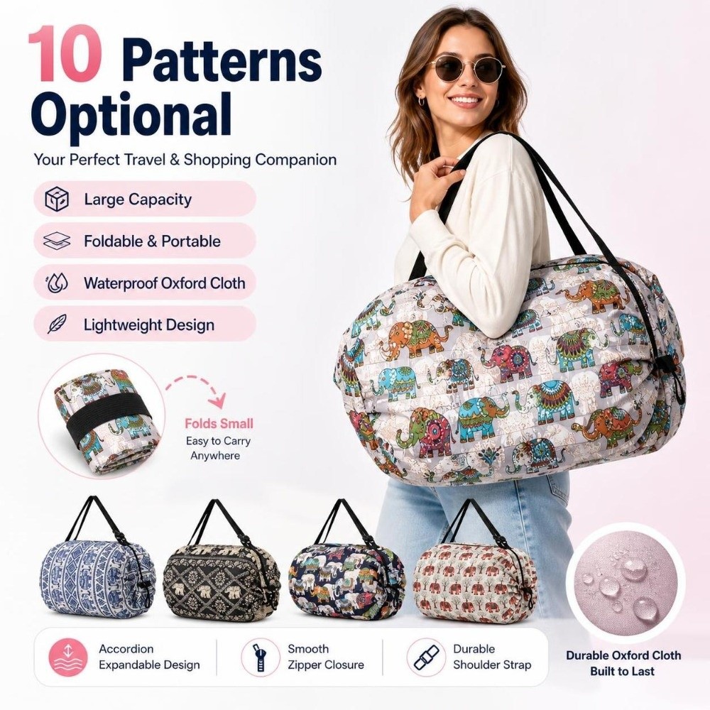 Travel Accessories Market - Leichte Einkaufstasche mit großem Fassungsvermögen und