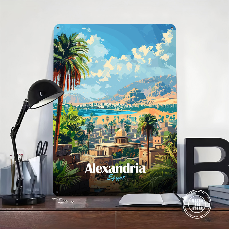Alexandria Ägypten Reiseplakat – Travel Accessories Egypt Bewertung und Preis