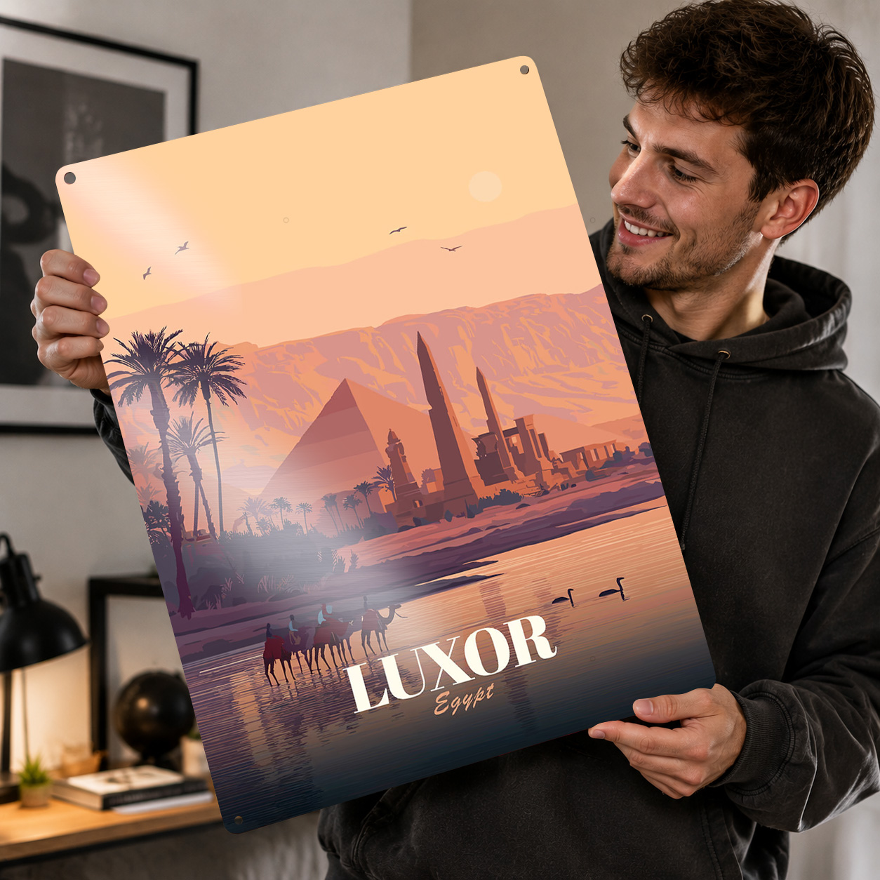 Luxor, Ägypten, Reise-Metallpo – Travel Accessories Egypt Bewertung und Preis
