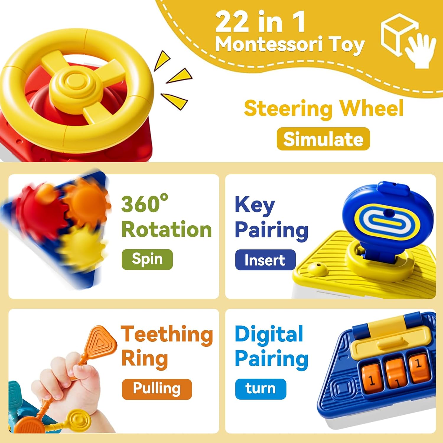 Baby Busy Board Aktivitätswürf – Travel Accessories For Baby Bewertung und Preis