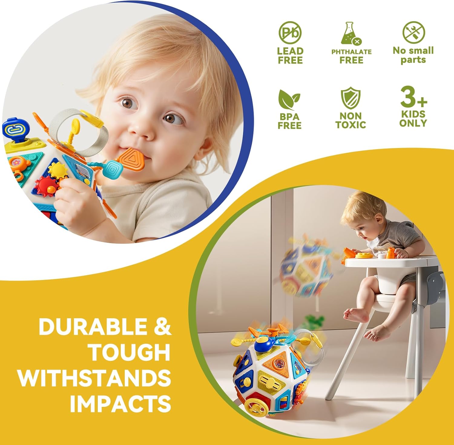 Baby Busy Board Aktivitätswürf – Travel Accessories For Baby Bewertung und Preis