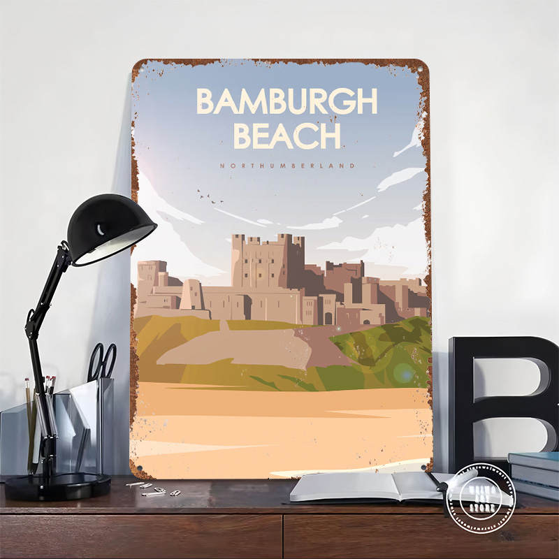 Bamburgh Beach Northumberland  – Travel Accessories For Europe Bewertung und Preis