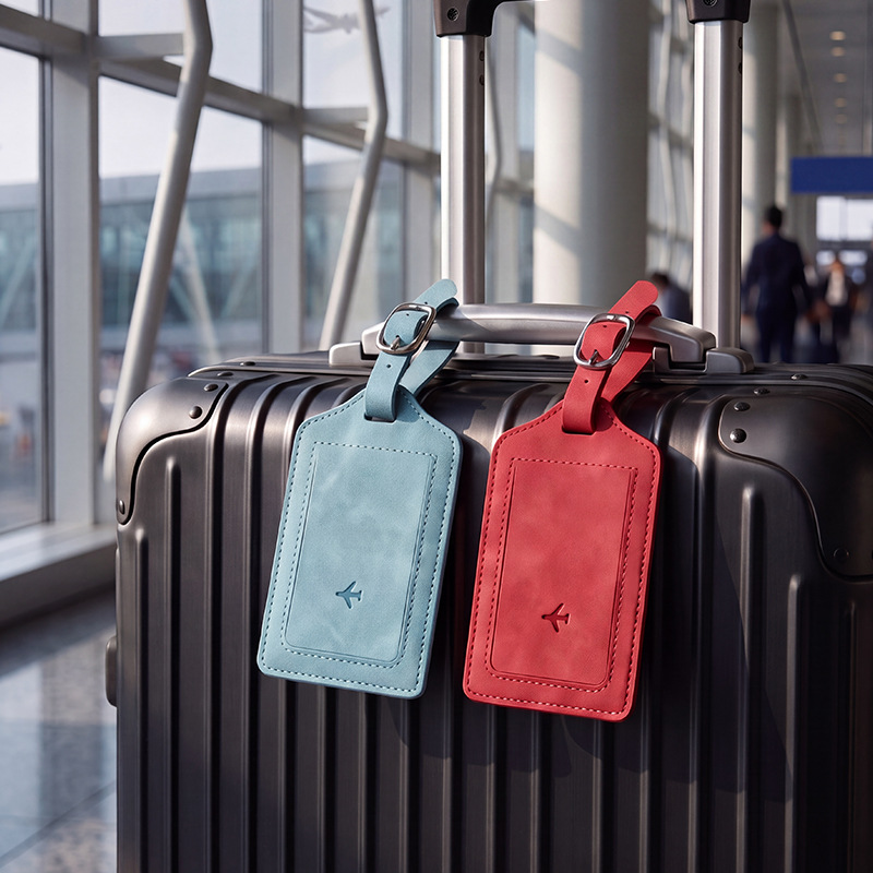 1 Stück PU-Leder Gepäckanhänge – Travel Accessories Bag For Men Bewertung und Preis