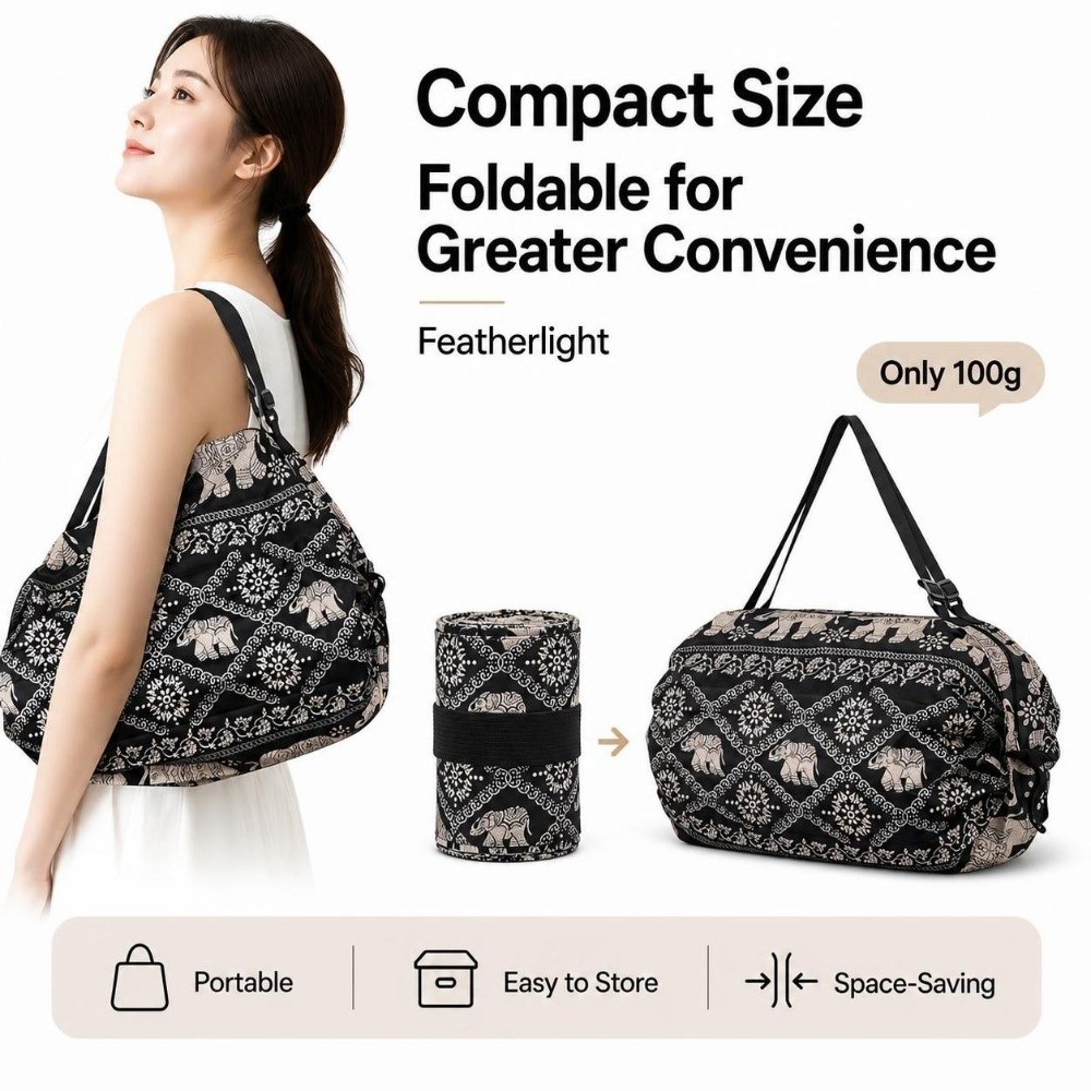 Japanische Einkaufstasche mit  – Travel Accessories Market Bewertung und Preis