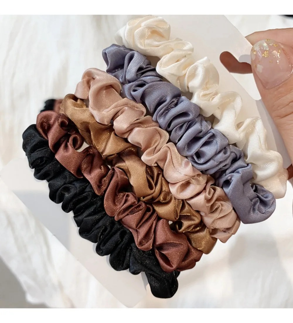 6 Stück weiche Satin-Haargummi – Travel Accessories For Elderly Bewertung und Preis