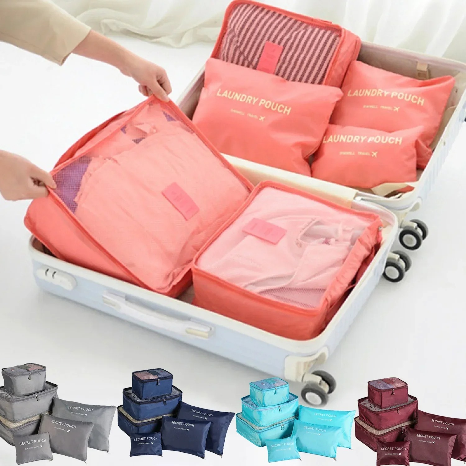 6-teiliges Set Reise-Aufbewahr – Travel Accessories Kit Bag Bewertung und Preis
